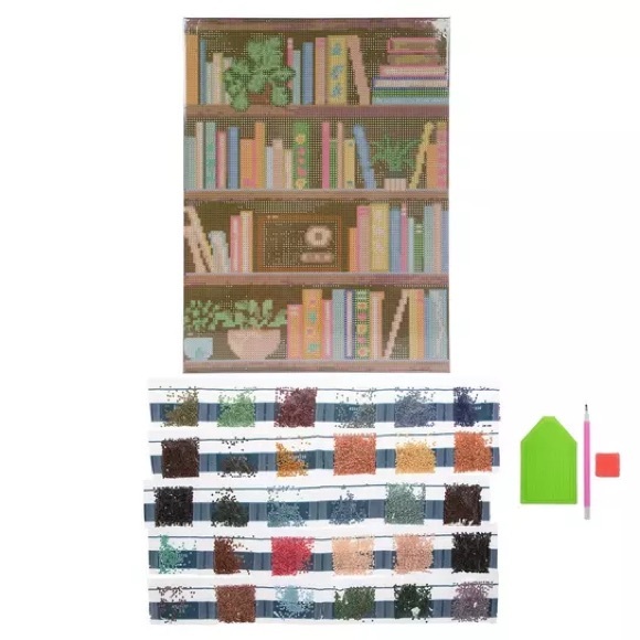 Set of 2 Viral TikTok Hobby Lobby Library Books Diamond Art Kits - Picture 4 of 4